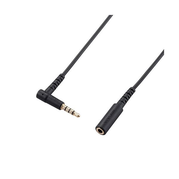 (5個セット) エレコム マイク対応ヘッドホン・イヤホン用延長コード 3m ブラック EHP-35EL4P30BKX5