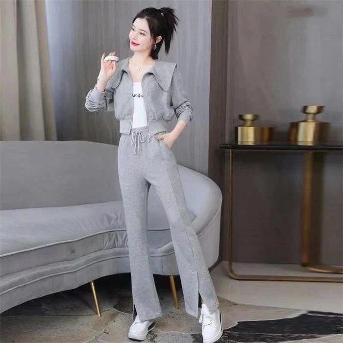 作登場ジャージレディース長袖セットアップ上下セットスウェットジャケットパンツ運動着部屋着スポーツウェア 4,760円