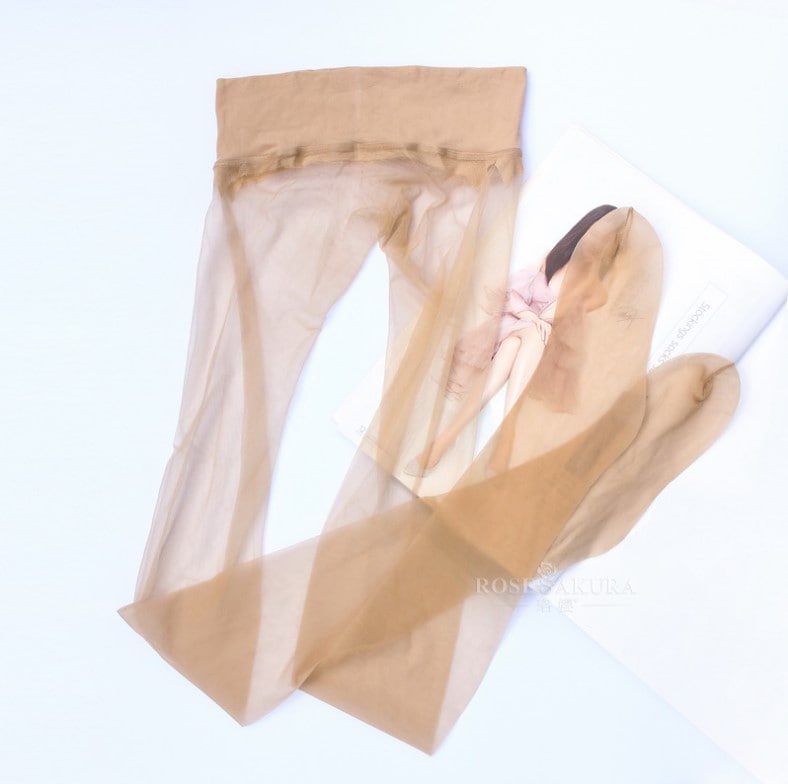 【1つ買うと10つ無料】春と秋の女性のための深い股間のシームレスなストッキング=セクシーなベルベット薄い黒い絹の透明なパンスト