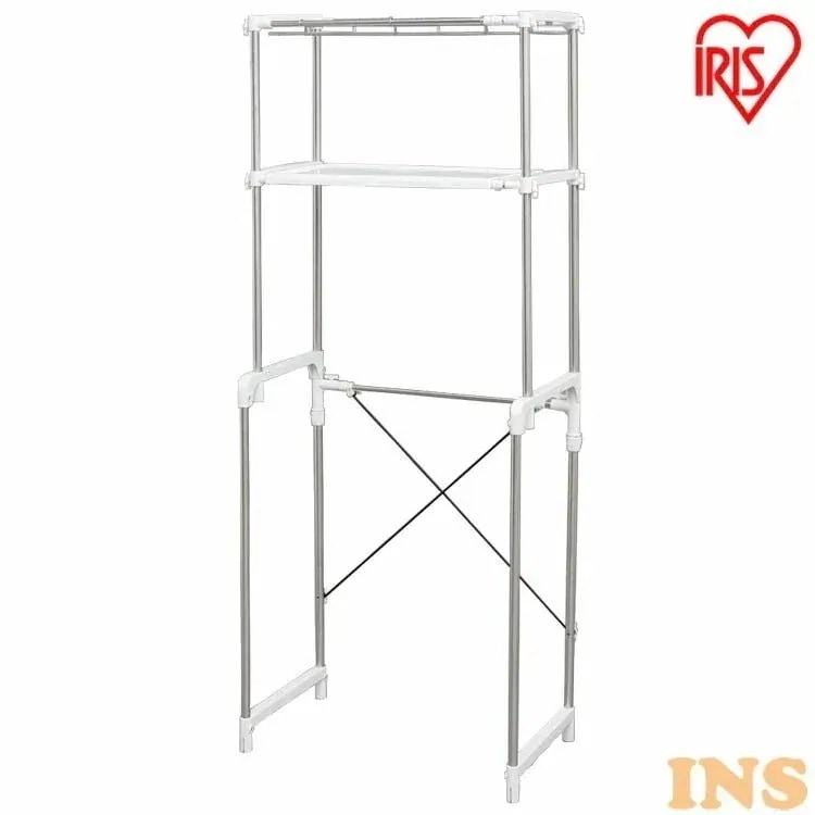 ランドリーラック 伸縮 2段 LR-16Sアイリスオーヤマ　メガ割