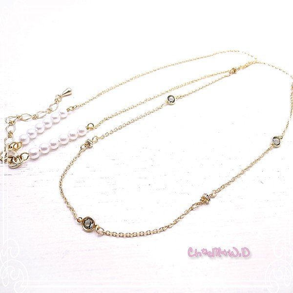 カラーオブブラックダイヤモンド Color of black diamond ネックレス //Ｃｈ*eM+W:D
