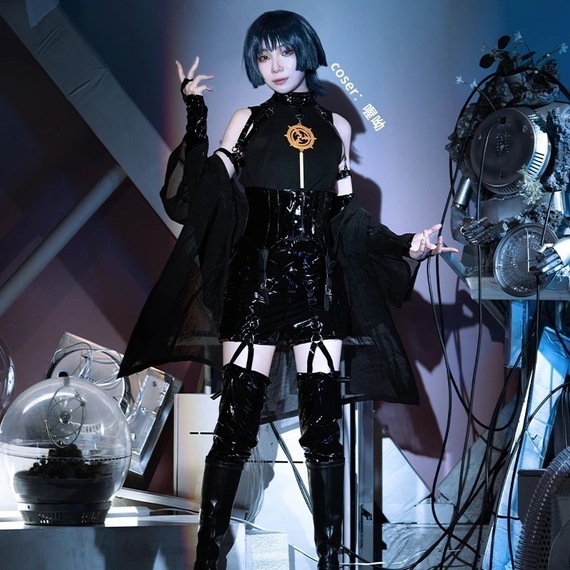 イベント文化祭 クリスマス ハロウィン 仮装 変身 コスチューム 日常服 狙撃手 コスプレげんしん スカラマシュ Genshin 流浪者 散兵 原神 スーツ ハロウィン 2023年新作入荷コスプレ