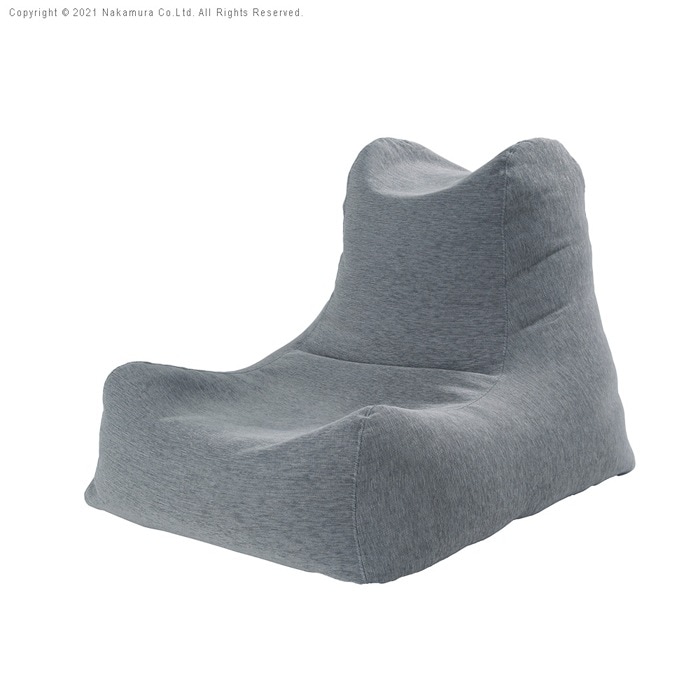 背もたれ付きビーズソファ ファビオ 71500028-GR グレー