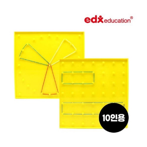 ブレインフォレストEDX 8インチ両面ジオボード7X7ピン円形24ピン学習セット10人用幼稚園児童家学院教習教区団体創造力