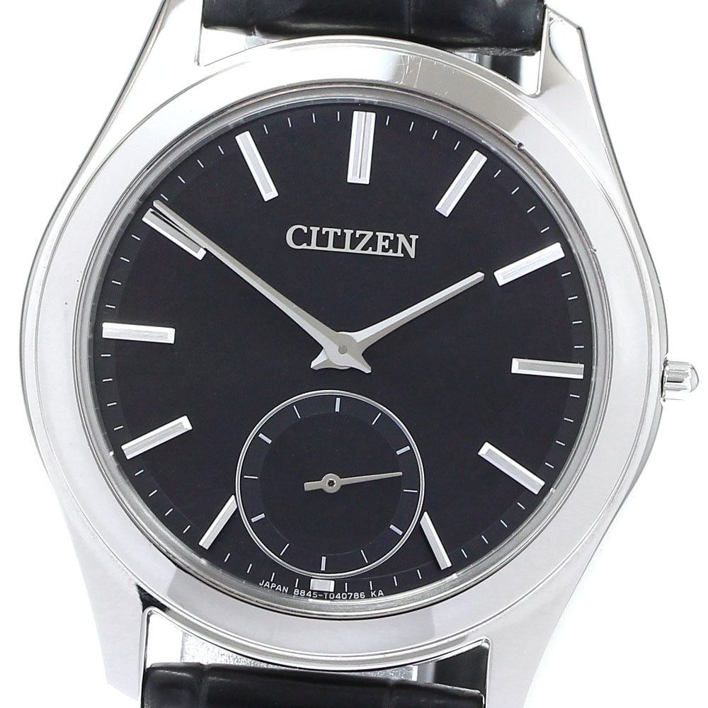 シチズン CITIZEN AQ5010-01E/8845-T027521 エコドライブ・ワン スモールセコンド ソーラー メンズ 箱・保証書付き_906173【中古】