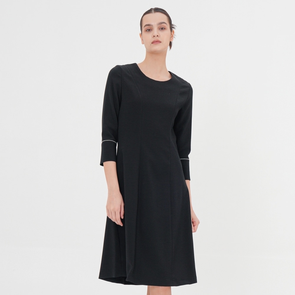 ACUD チェーンディテール スリム ドレス _ブラック