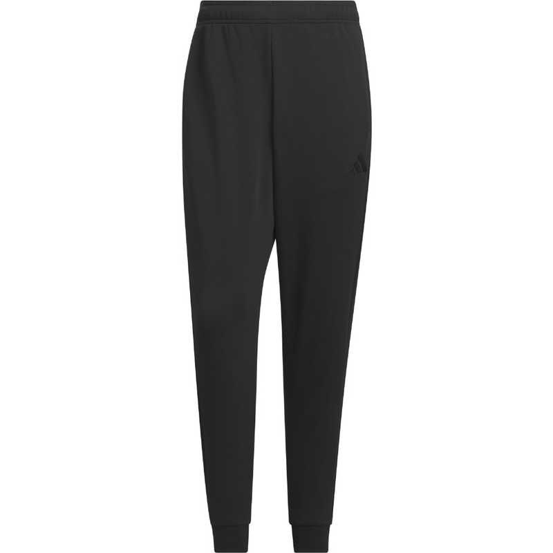 アディダス　メンズ スリーストライプス レギュラーフィット ダブルニット トラックカフパンツ ［メンズ /2XLサイズ］ ブラック 【返品交換不可】