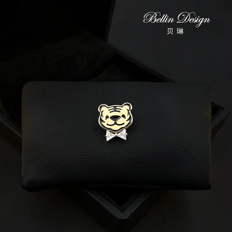ブローチ おしゃれ 入学式 スーツ 装飾 レディース アクセサリー ジュエリー 雑貨 かわいい 干支 虎 ブローチ ハイエンド 婦人服 露出防止 バックルピン 固定 服 装飾品 韓国