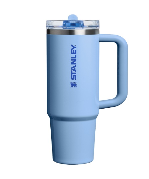 【STANLEY】 QUENCHER PRO TOUR FLIP STRAW TUMBLER 887ml CORNFLOWER BLUE GLOSS タンブラー 正規品