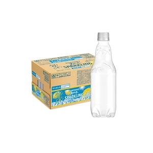 即納 :[炭酸水] サントリー 天然水スパークリング レモン ラベルレス 500ml 24本