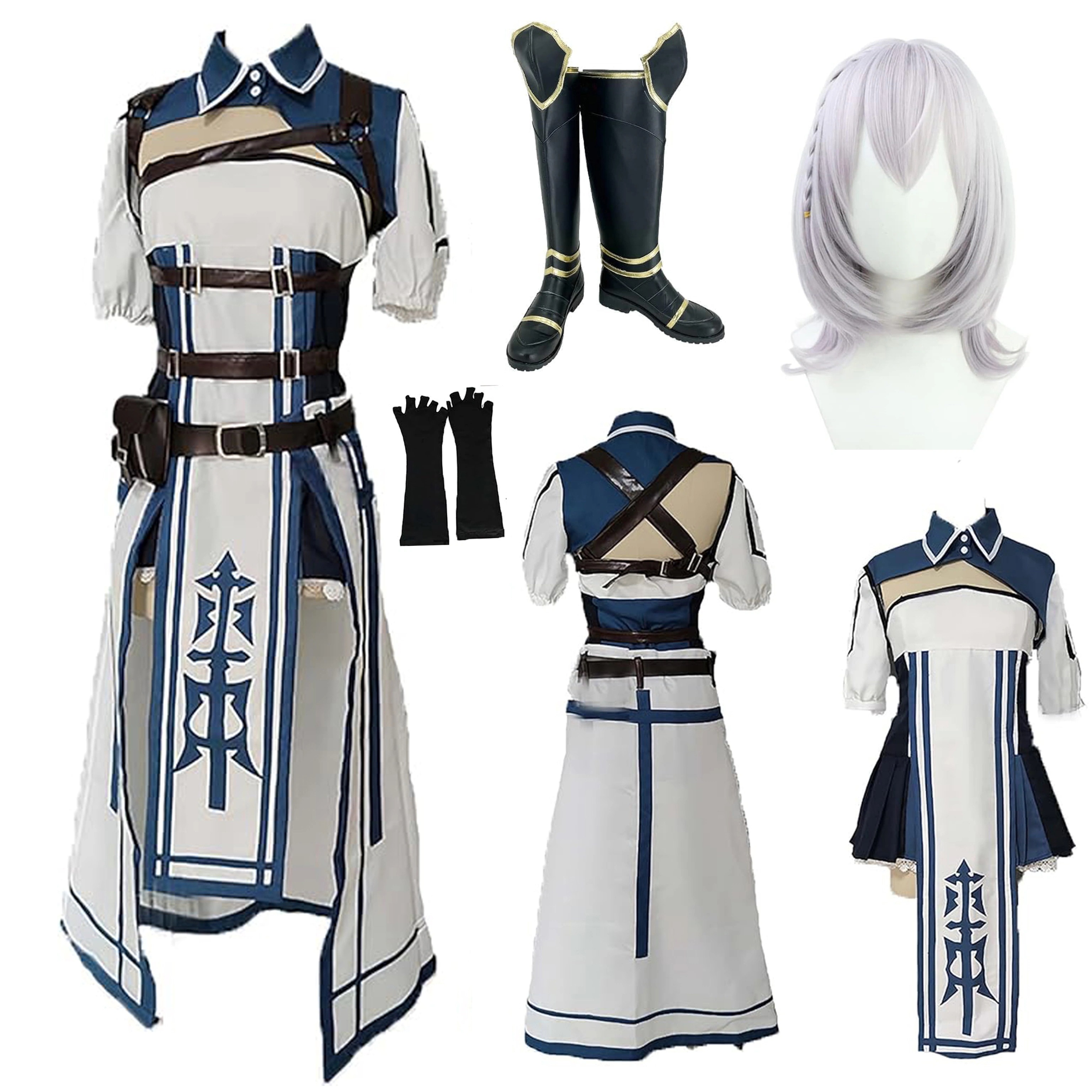 【本日限定激安格】【全シリーズ発売中】 【値引き中】靴 ウィッグ 新衣装 イベント 団長 シスター 修女 巫女 ハロウィン コスプレ衣装 しろがねえる 3期生 修道服 白銀ノエル Vチューバー ホロラ