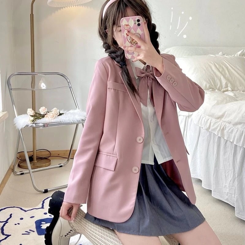 2024はボアで決まりひと足お先にボア 春ジャケット スーツ スーツジャケット 2024 韓国ファッション スーツジャケット トップス JKジャケッ