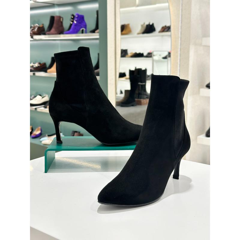 [驪州店] [] 女性スティレット 足首スパン アンクルブーツ (2色) 712446013 スエード