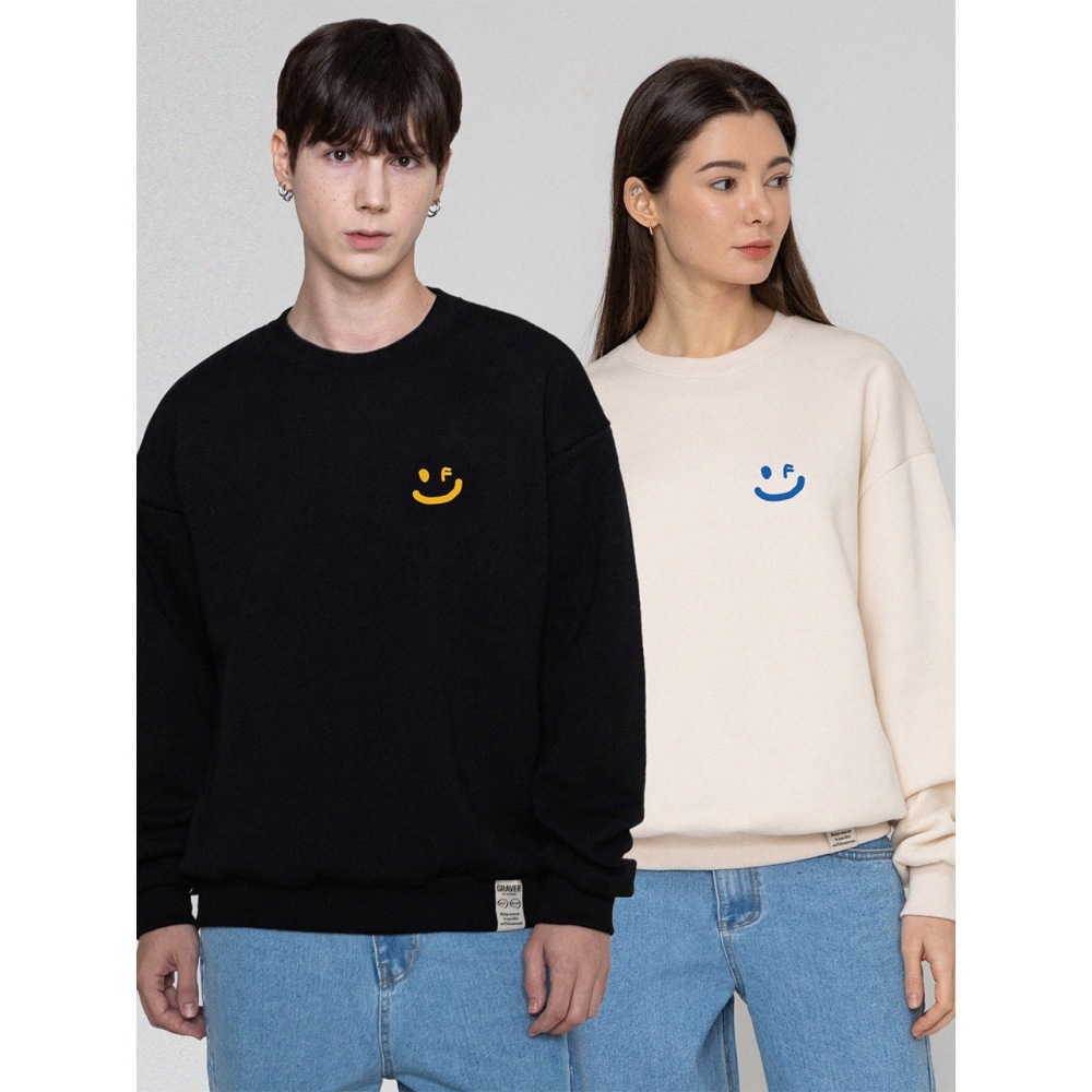 GRAVER スモールドローイングスマイルマンツーマン 6color