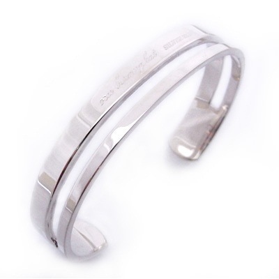 オルブラン カロゴ入り２段バングル オルブランカペアブレスにも！レディースシンプル！