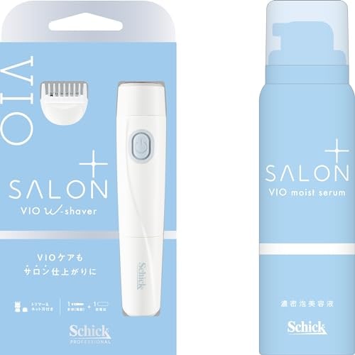 シック Schick サロンプラス Ｖ.Ｉ.Ｏ ダブルシェーバー + V.I.O 濃密泡セラム