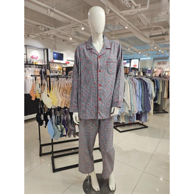 [始興店] ハートプリントコットン起毛男性パジャマ MP8805A 5,678円