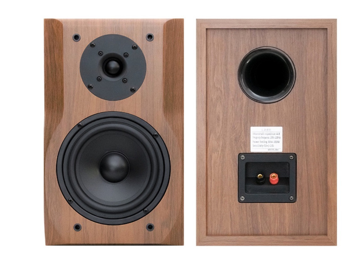 パッシブスピーカー 6.5インチ 2分周 かていようおんきょう HIFI音質木質ハイファイ