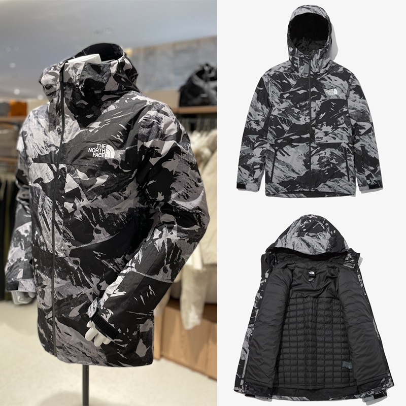TNF 男女兼用 季節の変わり目のコーディネートMenS THERMOBALL ECO SNOW TRICLIMATE NJ2YN51A