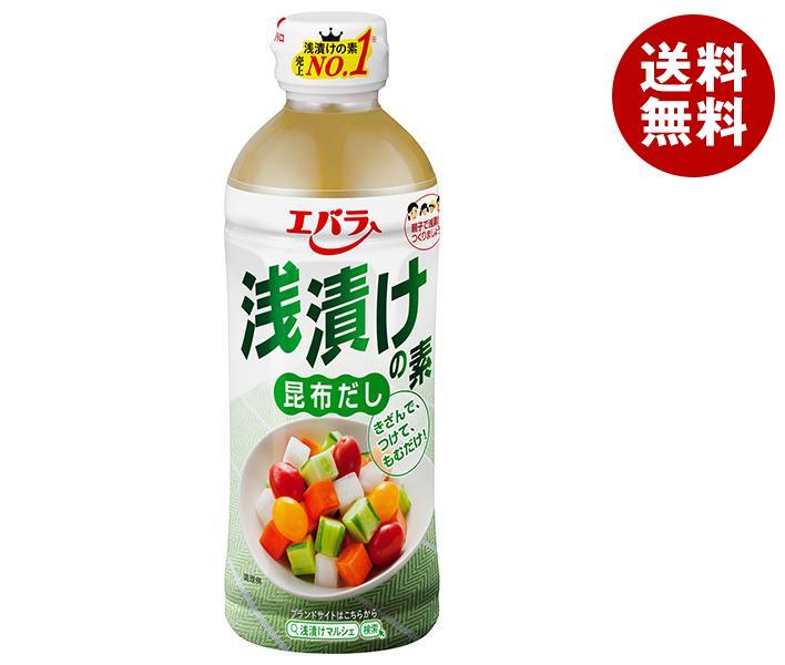 エバラ食品 浅漬けの素 昆布だし 500mlPET＊12本入＊(2ケース)