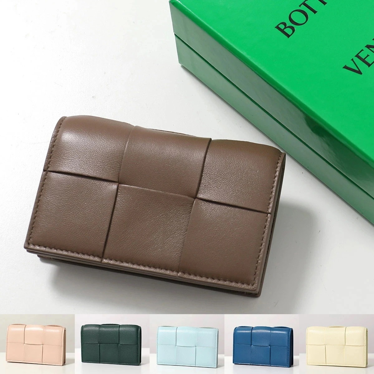 BOTTEGA VENETA ボッテガヴェネタ カードケース CASSETE カセット 651396 VCQC4 レディース メンズ 名刺入れ マキシイントレ レザー カラー6色
