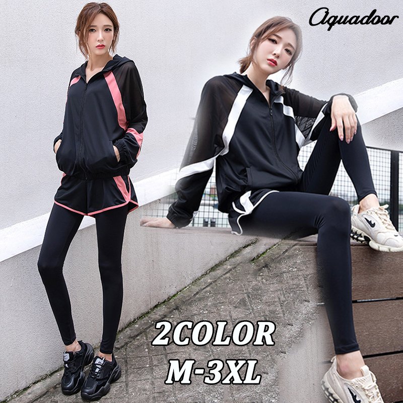 スポーツブラ 吸汗速乾 2/3/4点セット ウォーキング ヨガウェア フィットネスウェア レギンス パーカー レディース トレーニングウエア スポーツウェア Tシャツ