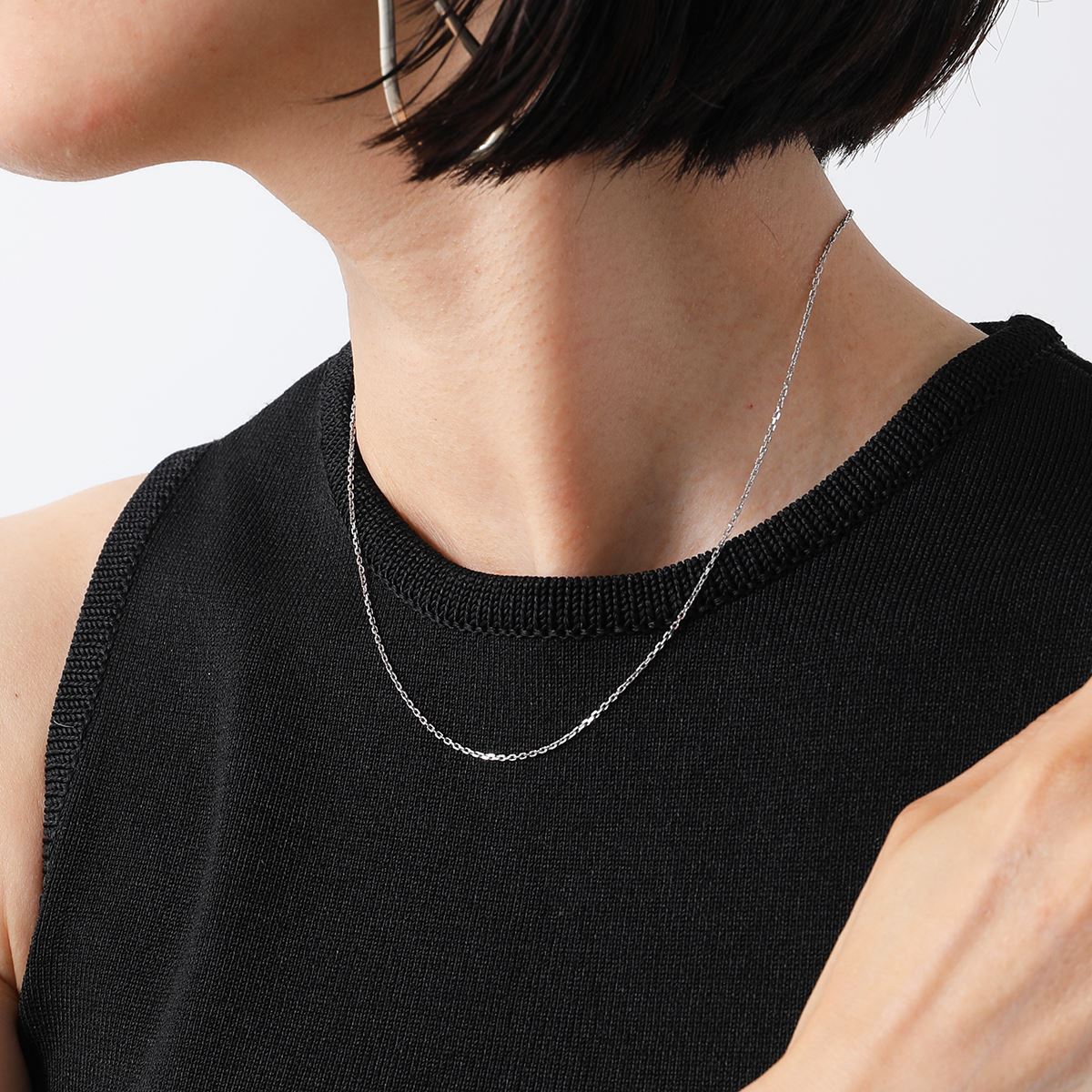 MARIA BLACK マリアブラック チェーン ネックレス Chain 50 Necklace 300370AG-50 レディース アクセサリー Silver-HP