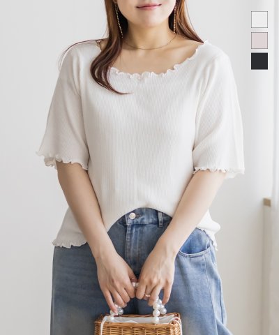 大きいサイズ レディース LL 3L 4L XL XXL XXXL CLETTEオリジナルメローリブニット