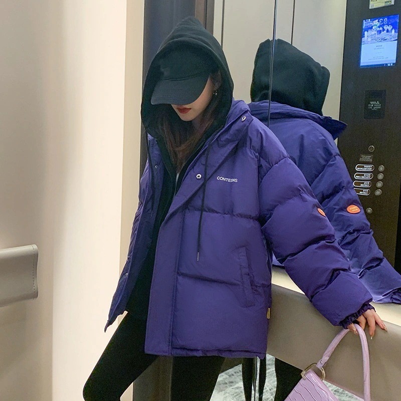 入庫レディース中綿ジャケットオーバーコートダウンコート綿入れフード付きカジュアル暖か防寒服通学通勤お出掛け秋冬女子アウター