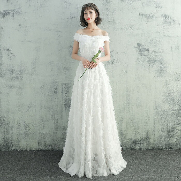 激安セール ウェディグドレス 白 花嫁 二次会 ボレロ付き aラインドレス ワンピース 海外挙式 花嫁二次会 大きいサイズ ドレス カジュアル 結婚式 ブライダル 披露宴 パーティードレス ロングドレ