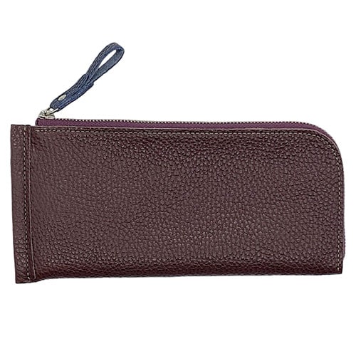 R/E SIDE ロングLジップウォレット COLFUL L バーガンディー