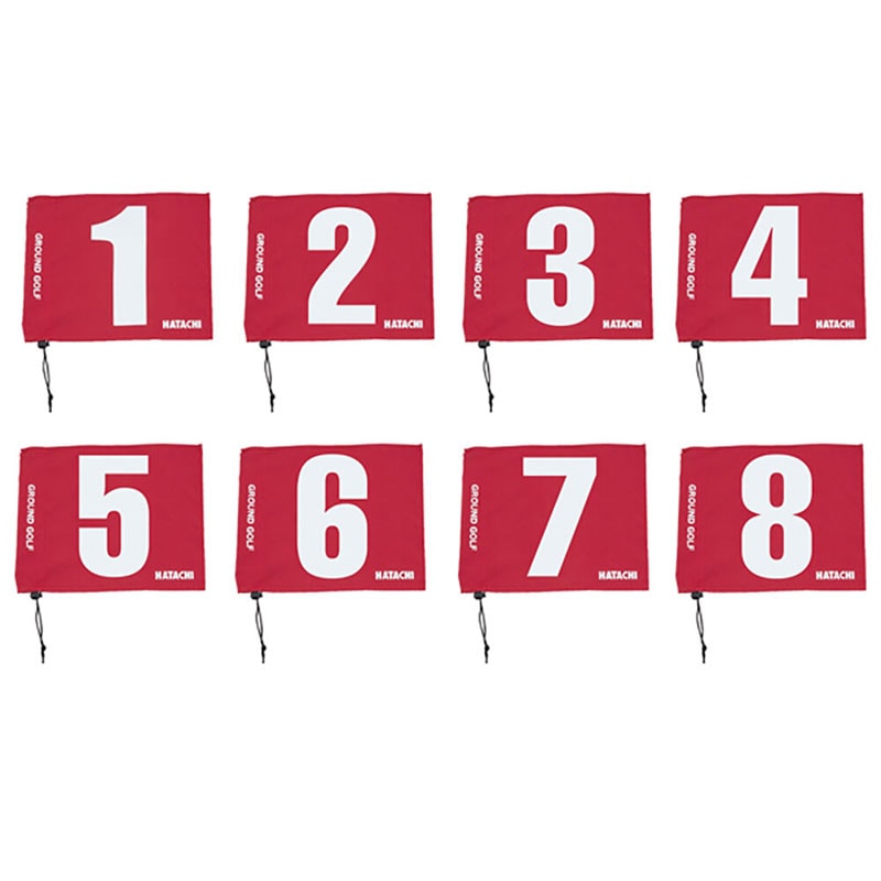 グラウンドゴルフ用旗8枚セット ゴルフ 施設備品 その他施設備品 (BH5001S)