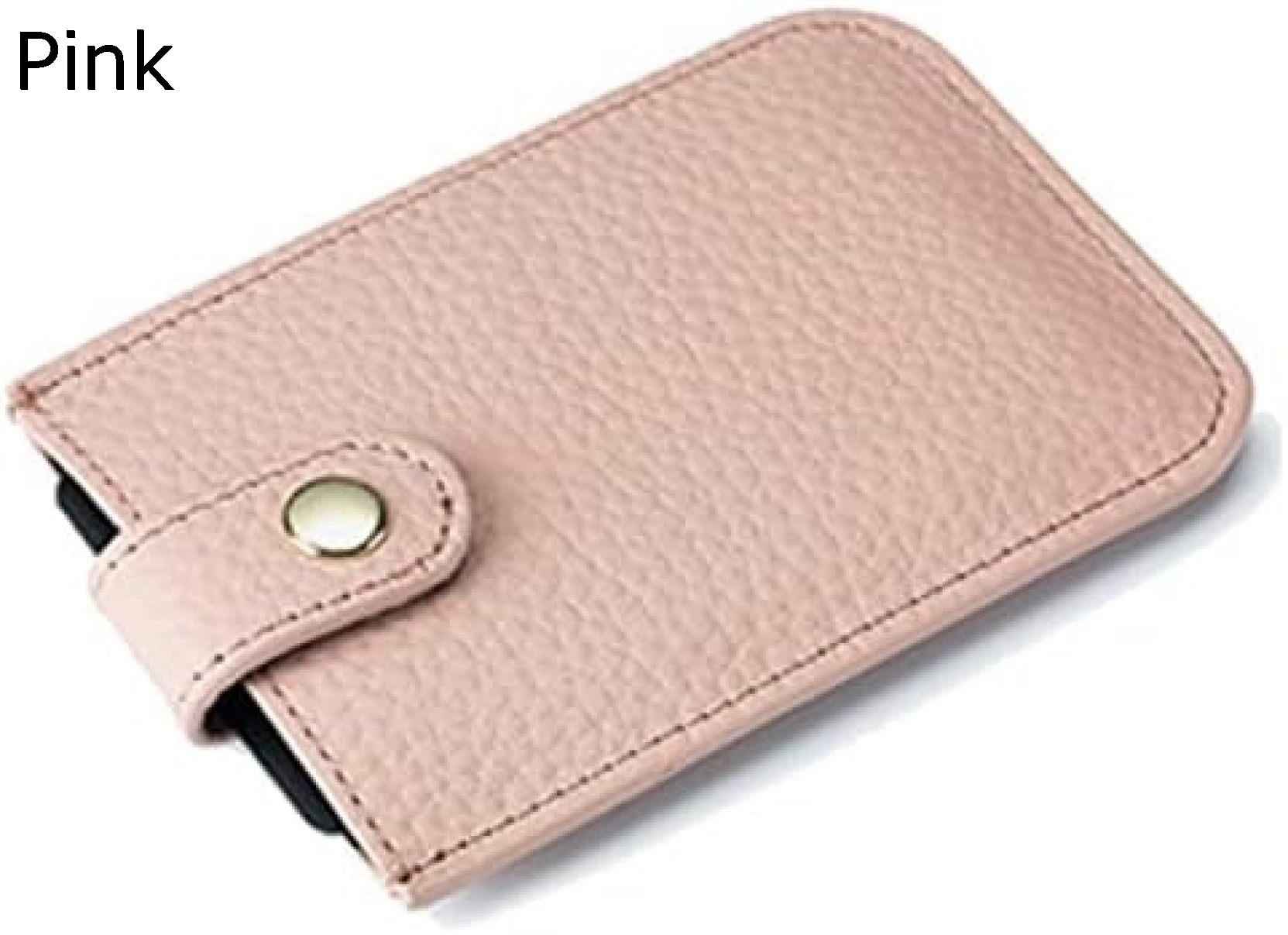 【20%OFFクーポン】カードケース 薄型 スリム レディース 定期入れ パスケース カード入れ 鍵 スキミング防止 ミニマリスト ピンク 名刺入れ