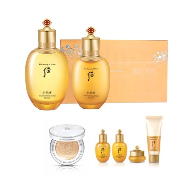 [ダフ/ the history of whoo] 拱辰享（コンジンヒャン）陰陽（インヤン）3点セット/ローションバランサークッション