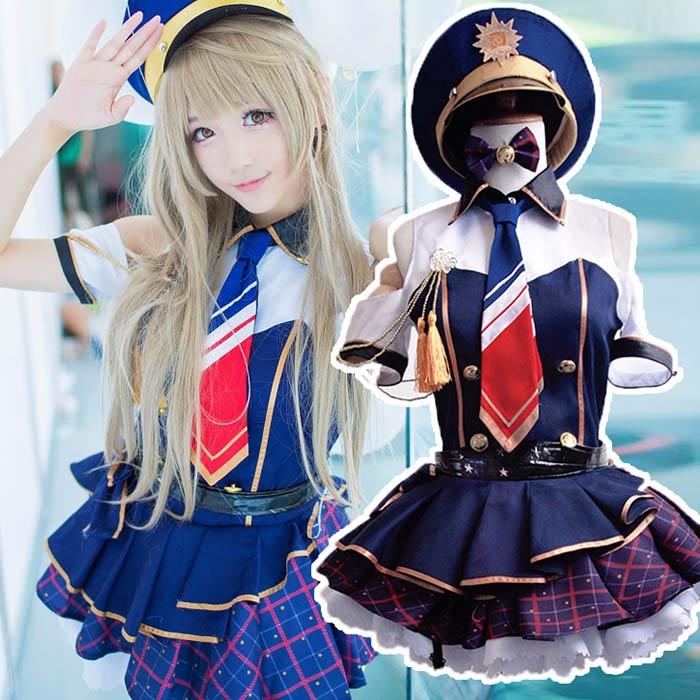 【新登場商品】南ことり コスプレ衣装 lovelive スクフェスUR 職業編 覚醒後 ラブライブ 警察 ポリス 南 ことり コスプレ衣装 μ s コスプレ コスチューム イベント 変装