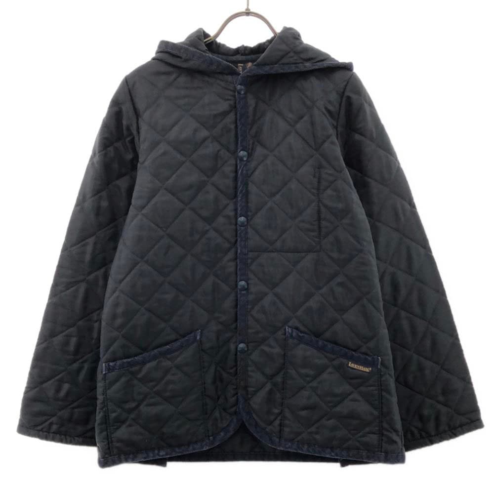 イギリス製 キルティングジャケット 36 ネイビー メンズ 5,273円