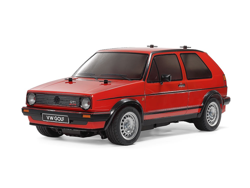 タミヤ 1/10 電動RCカー組立キット フォルクスワーゲン ゴルフ II GTI 16V (MB-01シャーシ)（ボディ塗装済み）【58748】 ラジコン T 58748 ゴルフIIGTI16V