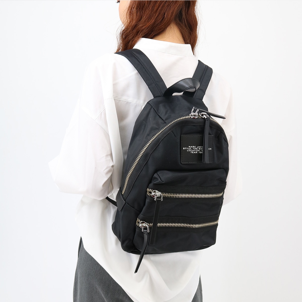 2F3HBP029H02 THE BIKER NYLON MEDIUM ザ バイカー ナイロンバックパックミディアム リュック ブラック ユニセックス