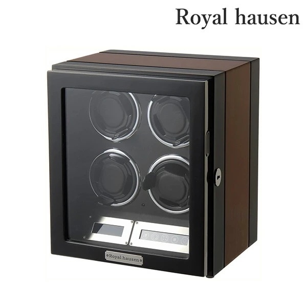 ロイヤルハウゼン ワインディングマシーン 4本巻き上げ 腕時計 GC03-Q21EB Royal h