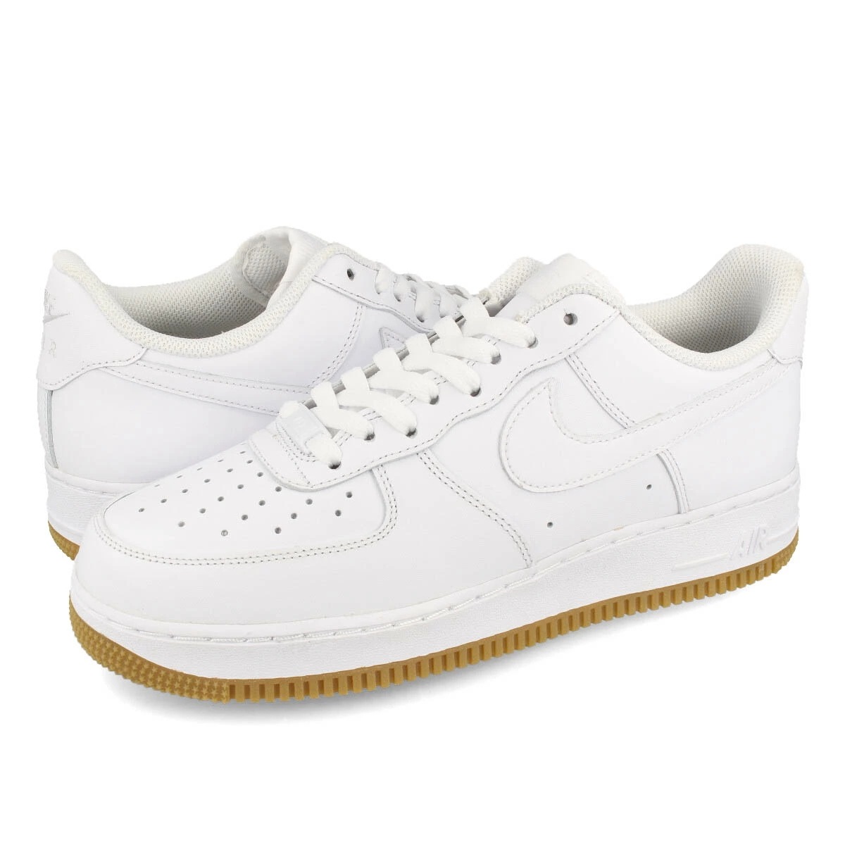 AIR FORCE 1 07 WHITE/WHITE/GUM LIGHT BROWN