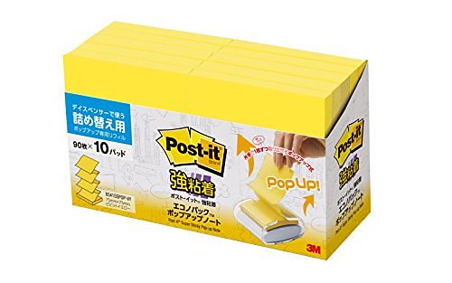 （まとめ買い）スリーエム（3M） エコノパックTM強粘着ポップアップノート 6541SSPOP-VY 00292836 [x3]紙製品・封筒