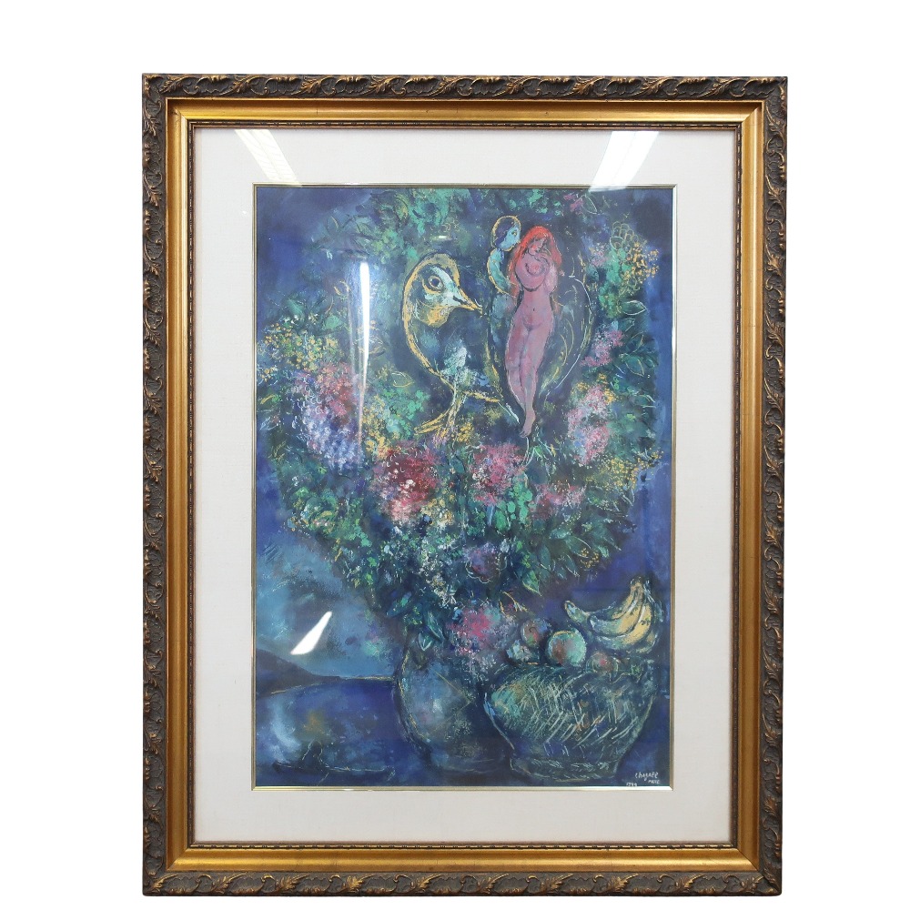 Marc Chagall マルク・シャガール FRUCHTE UND BLUMEN,1949 絵画 ユニセックス 中古品 Aランク