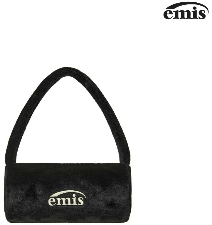 FUR CYLINDER BAG 3color