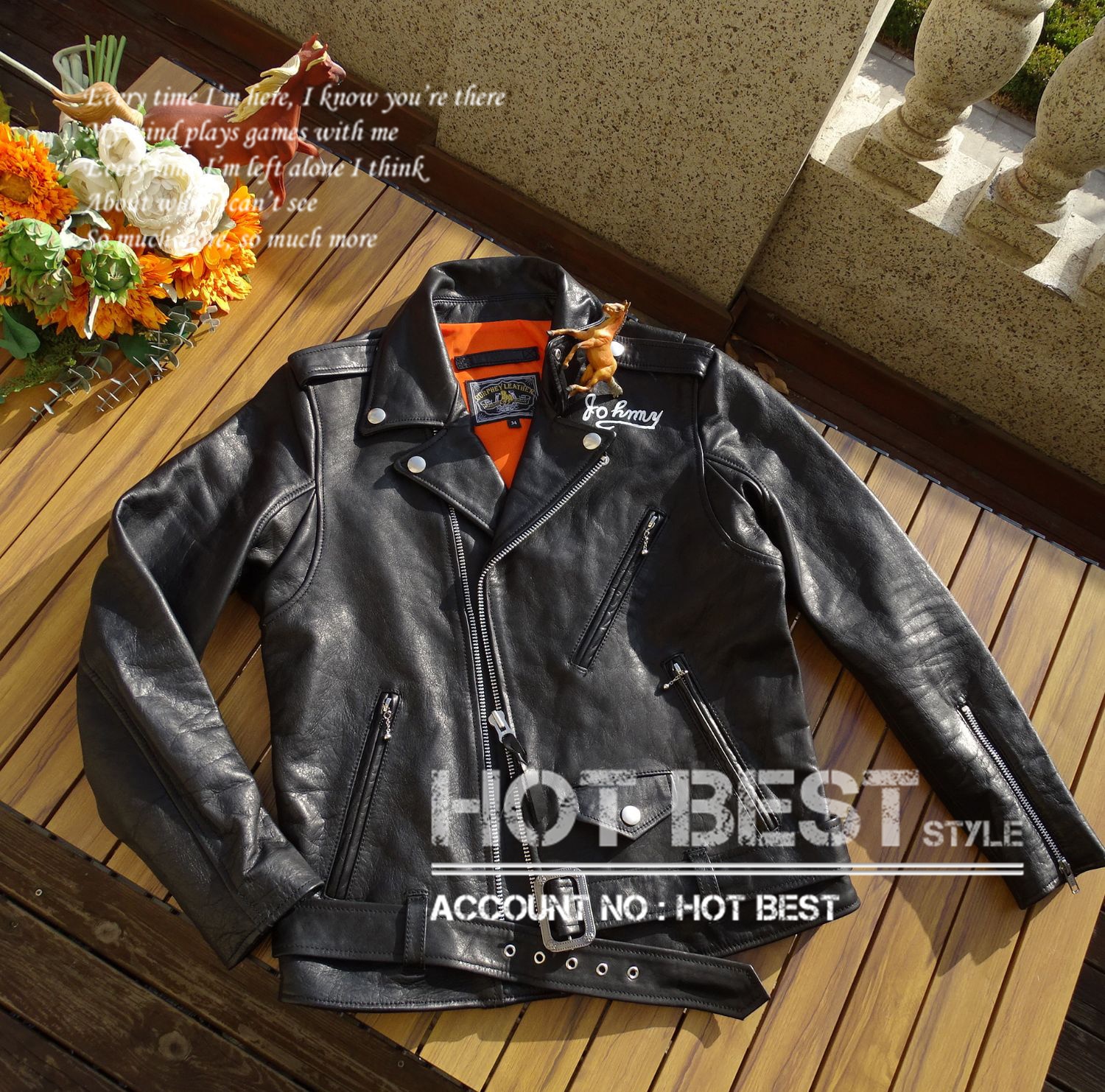 1.2mm ホースハイド 50スタイル613タイプ ダブルライダース ギフト メンズ 革ジャン 通勤 レザージャケット オイルレザー 馬革