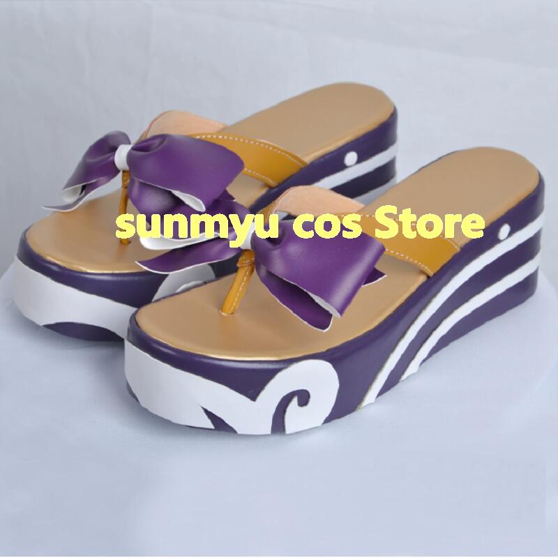 原神 Genshin Sangonomiya Kokomi　珊瑚宮心海 コスプレ靴 ブーツ