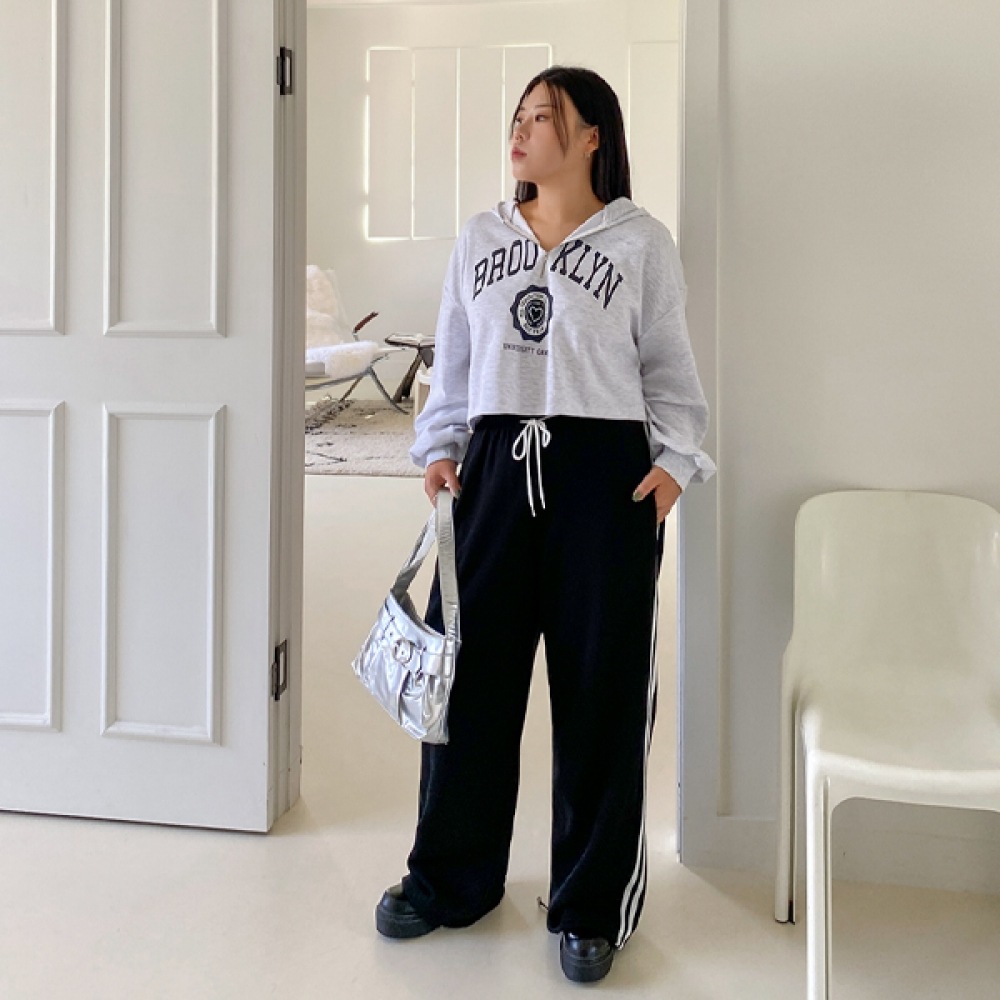 (JSTYLEのイーブレット) イーブレットデュオニントラックワイドバンディングパンツ JSTYLE