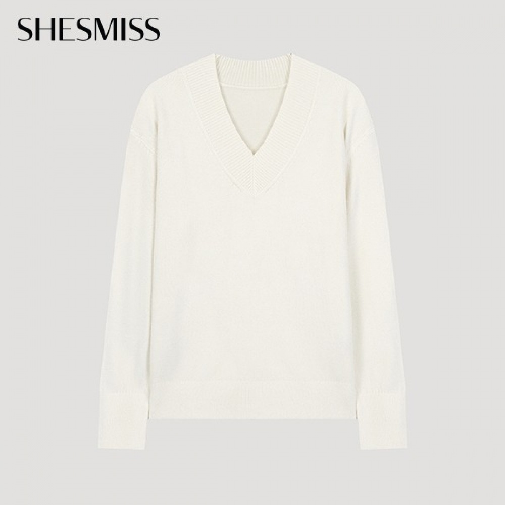 (シールズミス) プレーンVネックニット_SSKPOO42590_IV