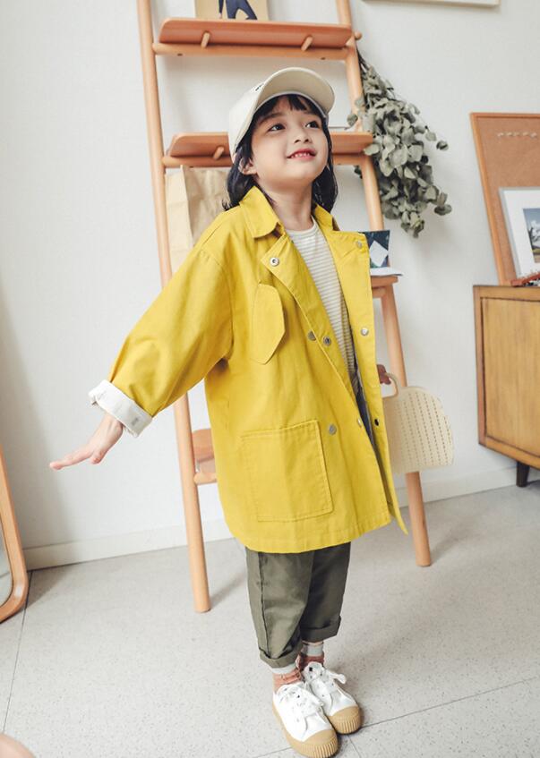 宅配 スプリングコート トレンチコート 女の子 キッズ 子供服 アウター 17 秋 春 通学 おしゃれ ジャケット ジャンパー コート ジャケット Www Colegioista Com Br