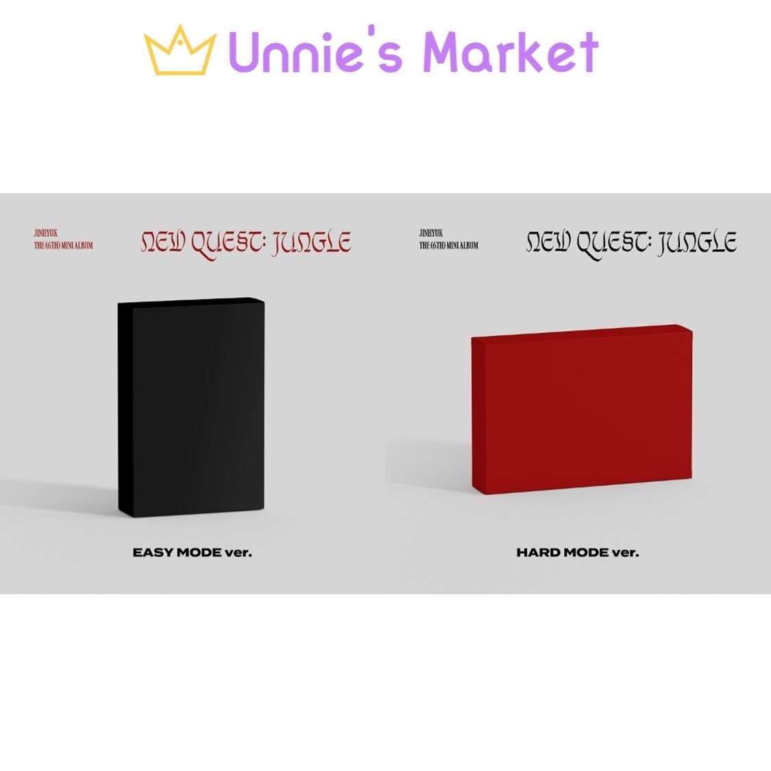 [SET] LEE JINHYUK [NEW QUEST JUNGLE] (EASY MODE ver. / HARD MODE ver.)
