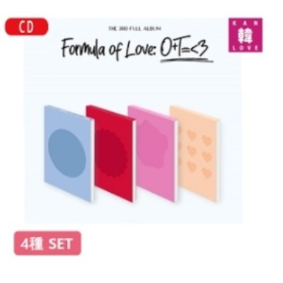 TWICE【Formula of Love】4種セット THE 3RD FULL ALBUM [初回特典なし]/生写真+トレカ